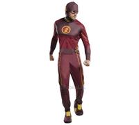 Flash Hombre Disfraz Superhéroe Dc Comics con Licencia Adultos Disfraz