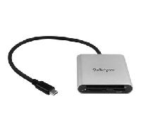 StarTech.com Lector Grabador USB 3.0 de Tarjetas de Memoria SD, Micro SD, CompactFlash - Adaptador USB-C a Tarjetas Flash