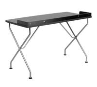 Flash Muebles Escritorio para Ordenador con Marco marrón