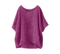 Flash Ofertas Hoy Camisetas Adolescentes Blusas De Gasa Tallas Grandes Blusa Lino Mujer Verano Vestir Escotadas Camiseta Talla Grande Camisa Manga Corta Body Blanca Casual Algodon Top Verde