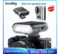 Flash para Cámara SmallRig RS20 Mini para Sony y Canon GN12 Speedlight con Pantalla OLED, 500 Destellos de Potencia Máxima/Reciclaje de 1.8s Silver 5818