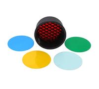 Flash Snoot, Conical Snoot Malla Celular Precisa Sombra Pesada Mejor Efecto con Películas de 5 Colores para Estudio