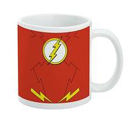 Flash Suit - Taza de café de cerámica, tazas de regalo novedosas para café, té y bebidas calientes, 11 onzas, color blanco