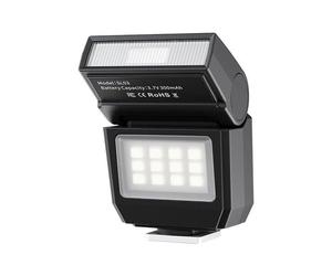 Flash Ulanzi Sl03 Mini compacto 6500K GN8 ajuste brillo carga Tipo-C