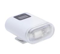 Flash Universal Camera, Hot Shoe Mount Mini Camera Flash 5600K 8 Nivel de Brillo, Flash de Cámara Digital Portátil Tipo C Recargable, para GR3 para ZV1 (White)