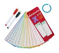 Flashcard addizione - Flashcard multiplicación | Tarjetas matemáticas borrables para niños: números, matemáticas, juego de aprendizaje, escuela, hogar, ejercicios, aritmética, set de ejercicios