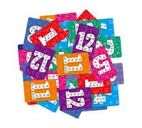 Flashcard Con Tabla De Multiplicación - Juego De Tarjetas Informativas Luminosas Y Lisas, Póster De Gráficos De Aprendizaje De Matemáticas, Herramienta De Juego De Mesa Educativo | Posters Múltiples L