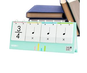 Flashcard De Ritmo Del Piano - Tarjetas De Aprendizaje De Música, Tarjetas De Notación Para Principiantes | Herramienta Creativa De Larga Duración Para El Entrenamiento Del Ritmo Para Los Más Pequeños