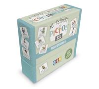 Flashcards en español para Aprender a Leer y Escribir. 100 Tarjetas didácticas con Pictogramas Autismo | Aprender Las silabas. Vocabulario de Profesiones