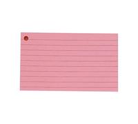 Flashcards - Tarjetas de índice forradas para estudio con anillos de encuadernación, revisiones, notas en blanco para aprendizaje de vocabulario, revisiones rayadas, nota para estudiar