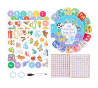 Flashcarrds de Aprendizaje para niños pequeños - 26 Tarjetas de reconocimiento de Alfabeto y Palabras | Colorido Libro de concurrido Educativo | Formas, Colores, emociones, Animales