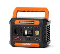FlashFish P66 - Estación eléctrica portátil 230,88 Wh, generador eléctrico 300 W (pico 600 W) con 230 V AC/DC/USB/tipo C/luces LED, batería de emergencia para camping, viajes, fallo de energía