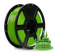 FLASHFORGE ABS PRO Filamento para impresora 3D, Filamentos duros y resistentes al calor, Carrete de 1kg(2.2lbs), Precisión dimensional +/- 0.02 mm, Consumibles ABS fuertes y duraderos (Verde)