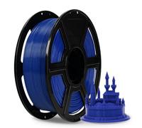 FLASHFORGE ABS PRO Filamento para impresora 3D, Filamentos duros y resistentes al calor, Carrete de 1kg(2.2lbs), Precisión dimensional +/- 0.02 mm, Consumibles ABS fuertes y duraderos (Azul)
