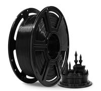 FLASHFORGE ABS PRO Filamento para impresora 3D, Filamentos duros y resistentes al calor, Carrete de 1kg(2.2lbs), Precisión dimensional +/- 0.02 mm, Consumibles ABS fuertes y duraderos (Negro)