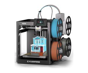 FLASHFORGE AD5X - Impresora 3D Multicolor de 4 Colores con IFS, Impresora 3D FDM de nivelación Totalmente automática con impresión de Alta Velocidad máxima de 600 mm/s y Boquilla máxima de 300 °C