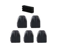 FLASHFORGE AD5X - Paquete de 5 calcetines de silicona para impresora 3D y 1 cepillo de limpieza de boquilla para AD5X, kit de cubierta de bloque de calor, pieza de impresora 3D