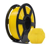 FLASHFORGE Filamento de impresora 3D PLA PRO, 1,75 mm, bobina de 1 kg, precisión dimensional +/- 0,02 mm para impresoras FDM 3D, mejor tenacidad y sin botones, amarillo