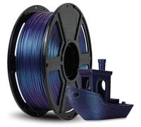 FLASHFORGE Filamento para Impresora 3D Camaleon PLA Filamento de Cambio de Color 1.75mm, Cambia de Color con la Luz y los Ángulos, Carrete de 1KG (2.2lbs), Dimensiones +/- 0.02mm (Nebula Purple)