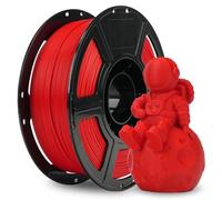 Flashforge Filamento para impresora 3D de 1,75 mm, filamentos para impresora 3D, 1 kg, precisión dimensional +/- 0,02 mm, respetuoso con el medio ambiente, sin humo y sin olor (rojo, PLA mate)