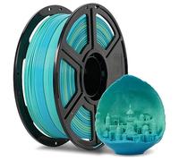 FLASHFORGE Filamento para impresora 3D, filamento PLA degradado azul y amarillo 1,75 mm 1 kg (2,2 lbs) Bobina - Precisión dimensional +/- 0,02 mm, respetuoso con el medio ambiente, sin humo ni olor
