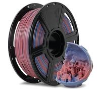 FLASHFORGE Filamento para impresora 3D, filamento PLA degradado rosa y azul 1,75 mm 1 kg (2,2 lbs) Bobina - Precisión dimensional +/- 0,02 mm, respetuoso con el medio ambiente, sin humo ni olor