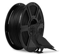 FLASHFORGE - Filamento para impresora 3D, PETG CF, 1,75 mm, fibra de carbono PETG, 1 kg, resistente al calor, alta resistencia y rigidez, diseñado para modelos complejos y piezas funcionales (negro)