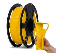Flashforge Filamento PLA Flexible para Impresora 3D, Filamentos de Impresión 3D Bobina de 1kg - Precisión Dimensional +/- 0.02mm, Respetuoso con el Medio Ambiente, sin Humo y sin Olor (Amarillo, PLA