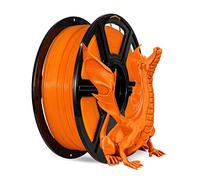 Flashforge Filamento PLA para impresión 3D de 1,75 mm, 1 kg/rollo, carrete de 2.2 libras, precisión dimensional +/- 0.02 mm, se adapta a la mayoría de impresoras FDM (naranja)