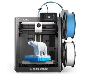 FLASHFORGE Impresora 3D AD5X, impresora 3D multicolor con IFS, nivelación totalmente automática con impresión de alta velocidad máxima de 600 mm/s y boquilla máxima de 300 °C, tamaño de impresión