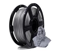 Flashforge Metal PLA 1,75 mm 1,75 mm, filamentos para impresora 3D, 1 kg, precisión dimensional +/- 0,02 mm, respetuoso con el medio ambiente, sin humo y sin olor (aluminio, metal PLA)