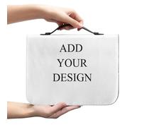 Flashideas Estuche bíblico personalizado para niñas, portátil, marcapáginas con asa y cremallera suave para estudio bíblico, actividades de oración, negocios, maletín de la Biblia para amigos