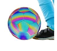 Flashing Soccer, Outdoor All-Weather Footbaall, Light up Football Socccer Glowing in The Dark, Footbaall Toy Night Games and Training