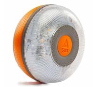 Luz de Emergencia para coche Flash LED SOS V16/ Homologada/ Base Imantada/ Geolocalizable/ Funciona a Pilas