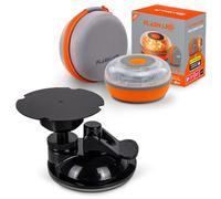 FlashLED SOS Luz de Emergencia V16 contectadoa con Funda + Sporte Ventosa Corto para Señal V16