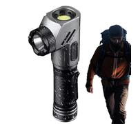 Flashlight Magnetic, Rechargeable Magnetic Torch, Outdoor Portable Work Light, 90 Degree Adjustable Corner Lamp, Versatile Illumination Device for Night Hiking Mechanic Home Car Garage Bedroom Fishing