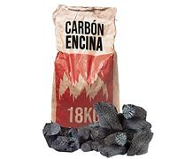 FLASHPRIX Carbón Encina 18kg Ideal para Barbacoas, Gran duración y Exquisito Aroma, Saco de 18kg