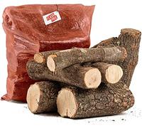 FLASHPRIX Leña Encina Seca Ecológica Cortada en Troncos Medianos para Barbacoa, 12Kg