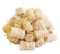FLASHPRIX Pack 20 Encendedores de Leña Naturales, Lana de Madera para Astillas Encendido, Madera Seca Natural para Barbacoa, Chimenea, Caldera y Estufa, 20 Encendedores Leña