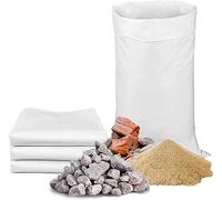 FLASHPRIX x10 Sacos de Escombros Rafia, Obra y Jardinería, Bolsa Saco de recogida Reforzada y Resistente, Más de 25kg, Grande 80x50cm, 10 sacos
