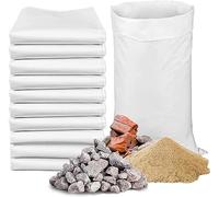 FLASHPRIX x100 Sacos de Escombros Rafia, Obra y Jardinería, Bolsa Saco de recogida Reforzada y Resistente, Más de 25kg, Grande 80x50cm, 100 sacos