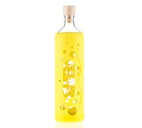 FLASKA | Botella de agua cristal programado | 300 ml | Rayo de Luz | Estructura el agua | Funda de silicona | Bebidas Frías y Calientes | sin BPA | Ecológica | Deporte, Oficina, Yoga