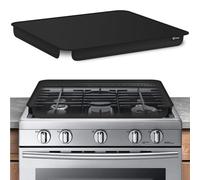 FLASLD Cubierta para quemador de estufa de gas ignífuga, protector plegable para estufa de gas, impermeable, antipolvo, protector superior lavable, cubierta de gas fácil de limpiar, 29.5 x 21 pulgadas