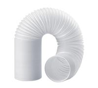 Flat Air Conditioner Exhaust Pipe Adapter - 130mm/150mm Diameter Window Vent Connector | Mobile Air Conditioner Hose Adapter | ABS Duct Connector For Home Garage Workplace