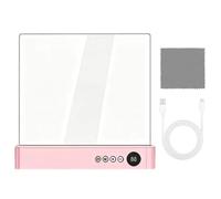 Flat Book Light LED - Rechargeable Dimmable Dorm Table Shelf Nightlight | Book Light for Reading in Bed for Study Office Library College Bedroom Shelf Table Dorm Desk Work