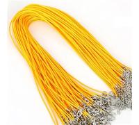 Flat Braided Leather Cord, 10 Pcs 1.5mm DIY Faux Adjustable Pendant Necklace Chains Multicolor(Unique Colour)