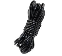 Flat Braided Leather Cord, 5 Meters Genuine Rope 3mm Round Multicolor For Necklace(7)