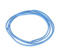 Flat Braided Leather Cord, 5M Rope For DIY Jewelry Bracelets Necklace Keychain Multicolor(Blu)