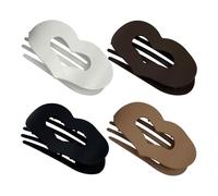Flat Claw Clips, French Hair Clips, 3,74 x 1,97 x 1,38 pulgadas Grip Accessory, Hairs Barrettes for School Outfits, Party Styling, Casual Dating, Outdoor Walking, Girls Travel, Everyday Wear, Thin