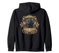 Flat-Coated Retriever 250 Years USA Anniversary Sudadera con Capucha